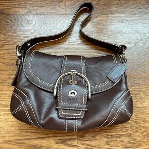 Brown Coach Shoulder Bag